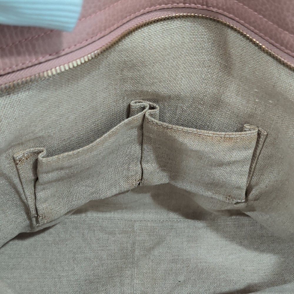 Gucci Pink and Beige Signature Tote - Picture 15 of 16